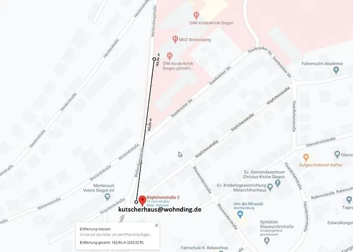 Kinderklinik, 600m Zum Bahnhof 2b 公寓